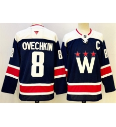 Men Washington Capitals 8 Alexander Ovechkin Navy With C Patch Stitched Hockey Jersey Men Washington Capitals 8 Alexander Ovechkin Navy With C Patch Stitched Hockey Jersey
