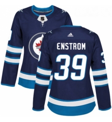 Womens Adidas Winnipeg Jets 39 Tobias Enstrom Authentic Navy Blue Home NHL Jersey Womens Adidas Winnipeg Jets 39 Tobias Enstrom Authentic Navy Blue Home NHL Jersey