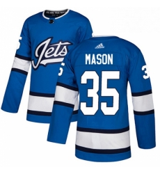 Youth Adidas Winnipeg Jets 35 Steve Mason Authentic Blue Alternate NHL Jersey Youth Adidas Winnipeg Jets 35 Steve Mason Authentic Blue Alternate NHL Jersey