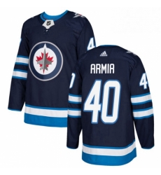 Youth Adidas Winnipeg Jets 40 Joel Armia Authentic Navy Blue Home NHL Jersey Youth Adidas Winnipeg Jets 40 Joel Armia Authentic Navy Blue Home NHL Jersey