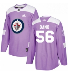 Youth Adidas Winnipeg Jets 56 Marko Dano Authentic Purple Fights Cancer Practice NHL Jersey Youth Adidas Winnipeg Jets 56 Marko Dano Authentic Purple Fights Cancer Practice NHL Jersey