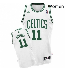 Womens Adidas Boston Celtics 11 Kyrie Irving Swingman White Home NBA Jersey 113 Womens Adidas Boston Celtics 11 Kyrie Irving Swingman White Home NBA Jersey 113