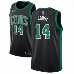 Womens Adidas Boston Celtics 14 Bob Cousy Swingman Black NBA Jersey Statement Edition