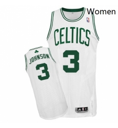 Womens Adidas Boston Celtics 3 Dennis Johnson Authentic White Home NBA Jersey Womens Adidas Boston Celtics 3 Dennis Johnson Authentic White Home NBA Jersey