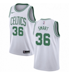 Womens Nike Boston Celtics 36 Marcus Smart Authentic White NBA Jersey Association Edition Womens Nike Boston Celtics 36 Marcus Smart Authentic White NBA Jersey Association Edition