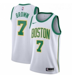 Womens Nike Boston Celtics 7 Jaylen Brown Swingman White NBA Jersey City Edition Womens Nike Boston Celtics 7 Jaylen Brown Swingman White NBA Jersey City Edition