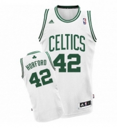 Youth Adidas Boston Celtics 42 Al Horford Swingman White Home NBA Jersey