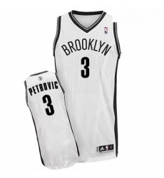 Womens Adidas Brooklyn Nets 3 Drazen Petrovic Authentic White Home NBA Jersey Womens Adidas Brooklyn Nets 3 Drazen Petrovic Authentic White Home NBA Jersey