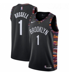 Womens Nike Brooklyn Nets 1 DAngelo Russell Swingman Black NBA Jersey 2018 19 City Edition Womens Nike Brooklyn Nets 1 DAngelo Russell Swingman Black NBA Jersey 2018 19 City Edition