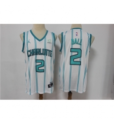 Youth Charlotte Hornets 2 LaMelo Ball White 2021 Swingman Jersey