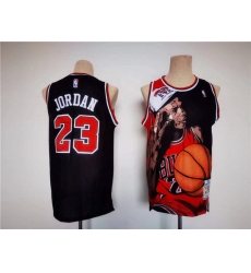 Men Chicago Bulls 23 Michael Jordan Black Fashion Stitched Jersey Men Chicago Bulls 23 Michael Jordan Black Fashion Stitched Jersey