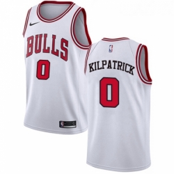 Womens Nike Chicago Bulls 0 Sean Kilpatrick Swingman White NBA Jersey Association Edition 