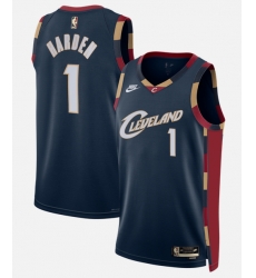 Men Cleveland Cavaliers  1 James Harden Navy 2026 Classic Edition Stitched Basketball Jersey