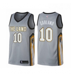 Womens Cleveland Cavaliers 10 Darius Garland Swingman Gray Basketball Jersey City Edition Womens Cleveland Cavaliers 10 Darius Garland Swingman Gray Basketball Jersey City Edition