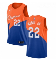 Womens Nike Cleveland Cavaliers 22 Larry Nance Jr Swingman Blue NBA Jersey City Edition Womens Nike Cleveland Cavaliers 22 Larry Nance Jr Swingman Blue NBA Jersey City Edition