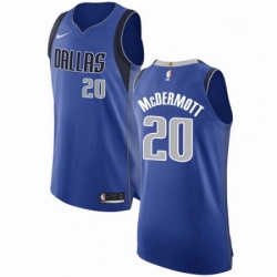 Mens Nike Dallas Mavericks 20 Doug McDermott Authentic Royal Blue Road NBA Jersey Icon Edition 