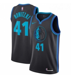 Youth Nike Dallas Mavericks 41 Dirk Nowitzki Swingman Charcoal NBA Jersey City Edition Youth Nike Dallas Mavericks 41 Dirk Nowitzki Swingman Charcoal NBA Jersey City Edition