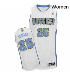 Womens Adidas Denver Nuggets 25 Malik Beasley Authentic White Home NBA Jersey Womens Adidas Denver Nuggets 25 Malik Beasley Authentic White Home NBA Jersey