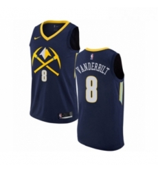 Womens Nike Denver Nuggets 8 Jarred Vanderbilt Swingman Navy Blue NBA Jersey City Editio