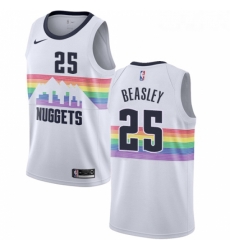 Youth Nike Denver Nuggets 25 Malik Beasley Swingman White NBA Jersey City Edition Youth Nike Denver Nuggets 25 Malik Beasley Swingman White NBA Jersey City Edition