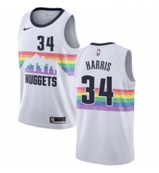 Youth Nike Denver Nuggets 34 Devin Harris Swingman White NBA Jersey City Edition Youth Nike Denver Nuggets 34 Devin Harris Swingman White NBA Jersey City Edition