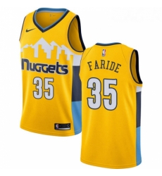 Youth Nike Denver Nuggets 35 Kenneth Faried Swingman Gold Alternate NBA Jersey Statement Edition Youth Nike Denver Nuggets 35 Kenneth Faried Swingman Gold Alternate NBA Jersey Statement Edition