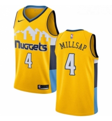 Youth Nike Denver Nuggets 4 Paul Millsap Swingman Gold Alternate NBA Jersey Statement Edition Youth Nike Denver Nuggets 4 Paul Millsap Swingman Gold Alternate NBA Jersey Statement Edition