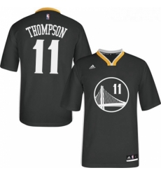 Womens Adidas Golden State Warriors 11 Klay Thompson Authentic Black Alternate NBA Jersey Womens Adidas Golden State Warriors 11 Klay Thompson Authentic Black Alternate NBA Jersey