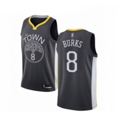 Womens Golden State Warriors 8 Alec Burks Swingman Black Basketball Jersey Statement Edition Womens Golden State Warriors 8 Alec Burks Swingman Black Basketball Jersey Statement Edition