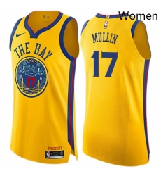 Womens Nike Golden State Warriors 17 Chris Mullin Swingman Gold NBA Jersey City Edition Womens Nike Golden State Warriors 17 Chris Mullin Swingman Gold NBA Jersey City Edition