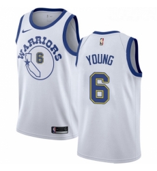 Womens Nike Golden State Warriors 6 Nick Young Authentic White Hardwood Classics NBA Jersey Womens Nike Golden State Warriors 6 Nick Young Authentic White Hardwood Classics NBA Jersey