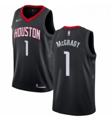 Womens Nike Houston Rockets 1 Tracy McGrady Authentic Black Alternate NBA Jersey Statement Edition Womens Nike Houston Rockets 1 Tracy McGrady Authentic Black Alternate NBA Jersey Statement Edition