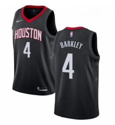 Womens Nike Houston Rockets 4 Charles Barkley Authentic Black Alternate NBA Jersey Statement Edition Womens Nike Houston Rockets 4 Charles Barkley Authentic Black Alternate NBA Jersey Statement Edition