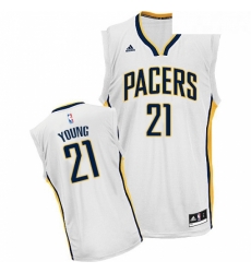 Youth Adidas Indiana Pacers 21 Thaddeus Young Swingman White Home NBA Jersey Youth Adidas Indiana Pacers 21 Thaddeus Young Swingman White Home NBA Jersey