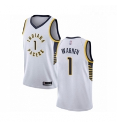 Youth Indiana Pacers 1 TJ Warren Swingman White Basketball Jersey Association Edition Youth Indiana Pacers 1 TJ Warren Swingman White Basketball Jersey Association Edition