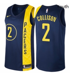 Youth Nike Indiana Pacers 2 Darren Collison Swingman Navy Blue NBA Jersey City Edition Youth Nike Indiana Pacers 2 Darren Collison Swingman Navy Blue NBA Jersey City Edition