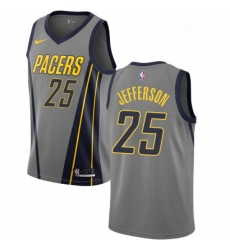Youth Nike Indiana Pacers 25 Al Jefferson Swingman Gray NBA Jersey City Edition Youth Nike Indiana Pacers 25 Al Jefferson Swingman Gray NBA Jersey City Edition
