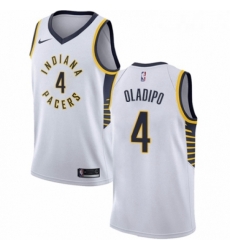 Youth Nike Indiana Pacers 4 Victor Oladipo Swingman White NBA Jersey Association Edition Youth Nike Indiana Pacers 4 Victor Oladipo Swingman White NBA Jersey Association Edition