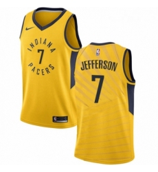 Youth Nike Indiana Pacers 7 Al Jefferson Authentic Gold NBA Jersey Statement Edition Youth Nike Indiana Pacers 7 Al Jefferson Authentic Gold NBA Jersey Statement Edition