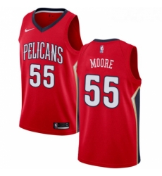 Womens Nike New Orleans Pelicans 55 ETwaun Moore Swingman Red Alternate NBA Jersey Statement Edition Womens Nike New Orleans Pelicans 55 ETwaun Moore Swingman Red Alternate NBA Jersey Statement Edition