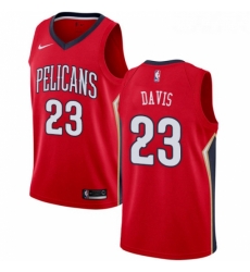 Youth Nike New Orleans Pelicans 23 Anthony Davis Authentic Red Alternate NBA Jersey Statement Edition