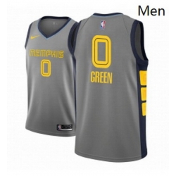 Men NBA 2018 19 Memphis Grizzlies 0 JaMychal Green City Edition Gray Jersey 