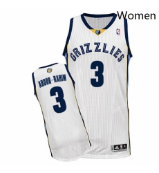 Womens Adidas Memphis Grizzlies 3 Shareef Abdur Rahim Authentic White Home NBA Jersey Womens Adidas Memphis Grizzlies 3 Shareef Abdur Rahim Authentic White Home NBA Jersey
