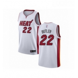 Womens Miami Heat 22 Jimmy Butler Swingman White Basketball Jersey Association Edition 
