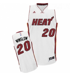 Youth Adidas Miami Heat 20 Justise Winslow Swingman White Home NBA Jersey Youth Adidas Miami Heat 20 Justise Winslow Swingman White Home NBA Jersey