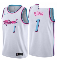 Youth Nike Miami Heat 1 Chris Bosh Swingman White NBA Jersey City Edition Youth Nike Miami Heat 1 Chris Bosh Swingman White NBA Jersey City Edition