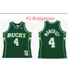 Men Mitchell Ness Milwaukee Bucks Bridgeman #2 Swingman Throwback Stitched Jersey Men Mitchell Ness Milwaukee Bucks Bridgeman #2 Swingman Throwback Stitched Jersey