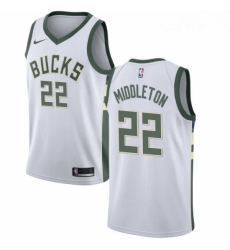 Youth Nike Milwaukee Bucks 22 Khris Middleton Swingman White Home NBA Jersey Association Edition Youth Nike Milwaukee Bucks 22 Khris Middleton Swingman White Home NBA Jersey Association Edition