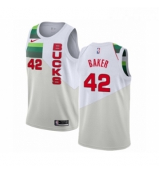 Youth Nike Milwaukee Bucks 42 Vin Baker White Swingman Jersey Earned Edition Youth Nike Milwaukee Bucks 42 Vin Baker White Swingman Jersey Earned Edition