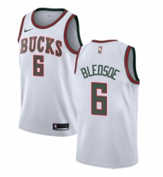 Youth Nike Milwaukee Bucks 6 Eric Bledsoe Swingman White Fashion Hardwood Classics NBA Jersey Youth Nike Milwaukee Bucks 6 Eric Bledsoe Swingman White Fashion Hardwood Classics NBA Jersey